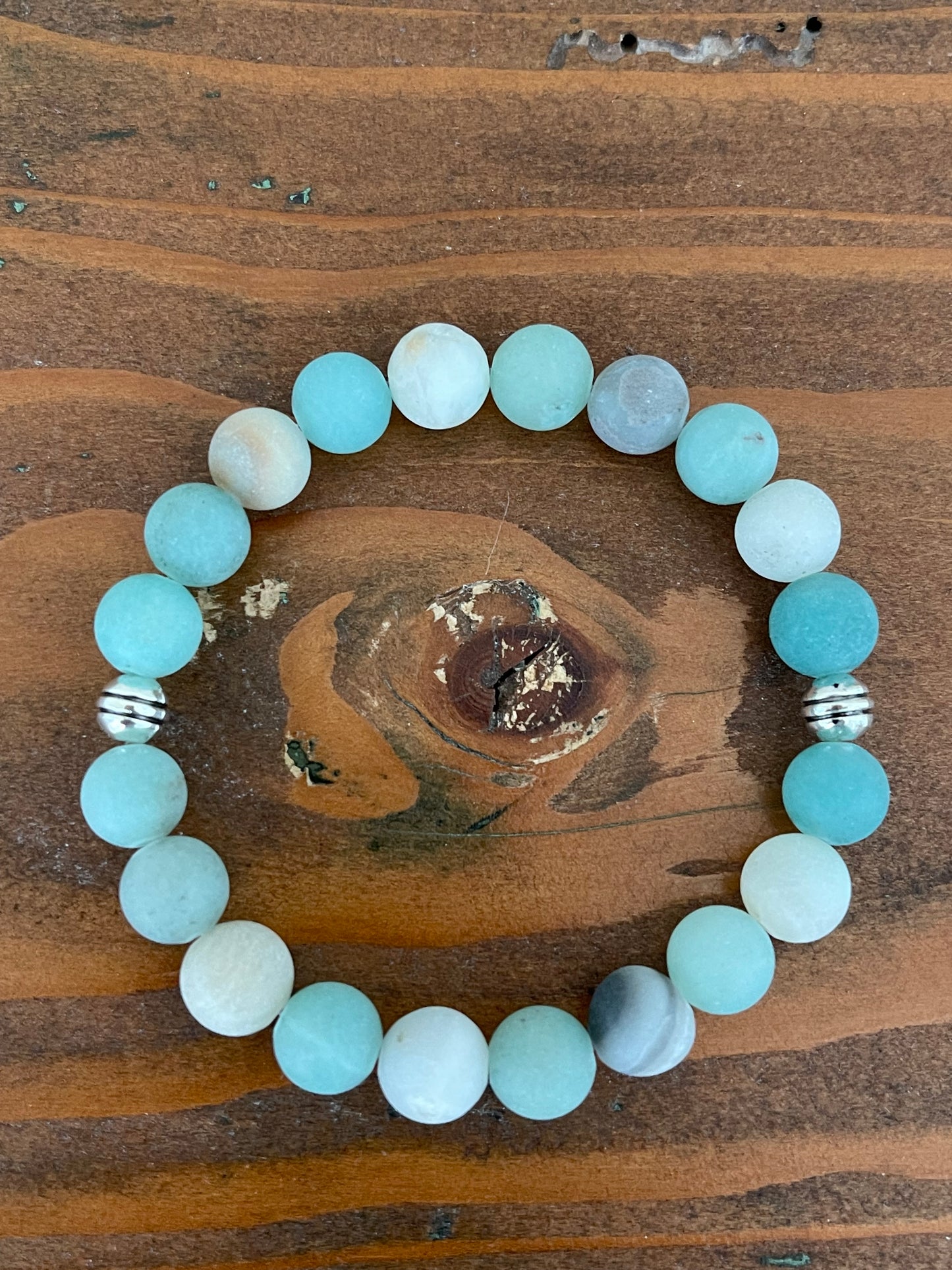 Perlenarmband "Korfu" mit Silber-Perlen