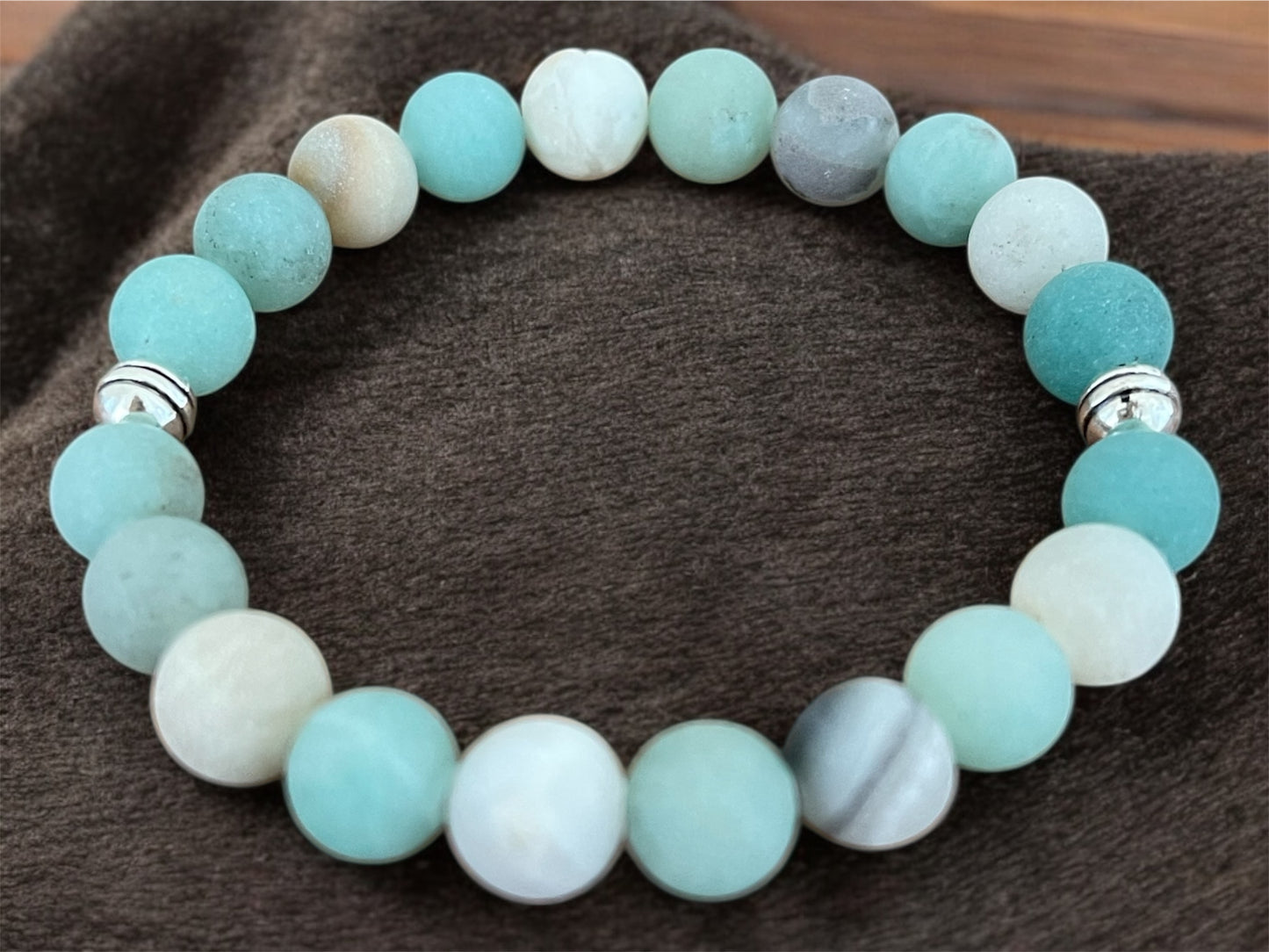 Perlenarmband "Korfu" mit Silber-Perlen